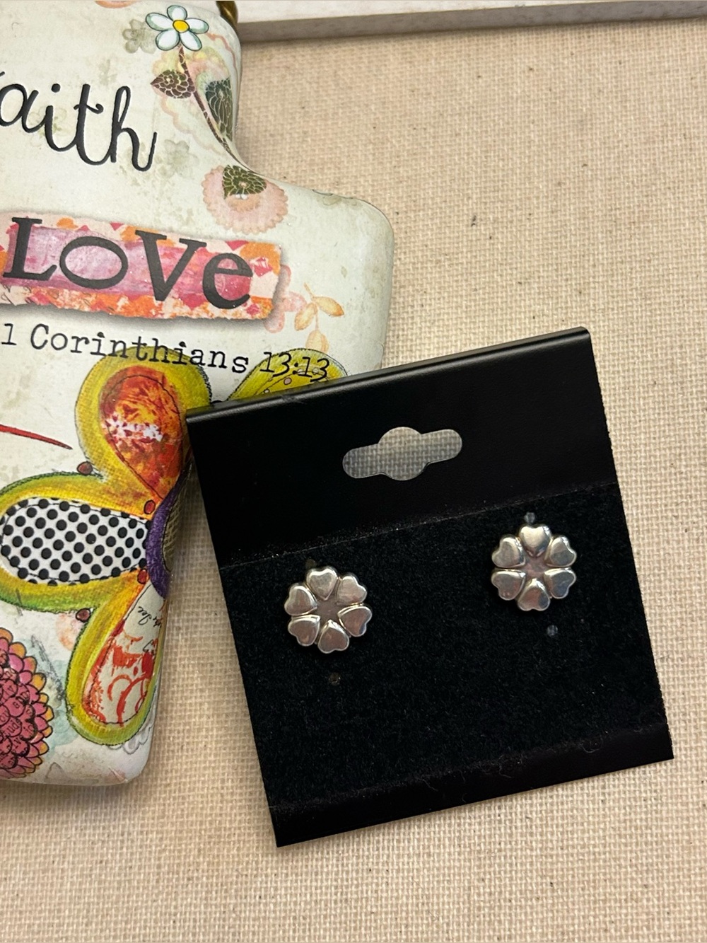 Tiffany & Co. Elsa Peretti hearts clover stud earrings